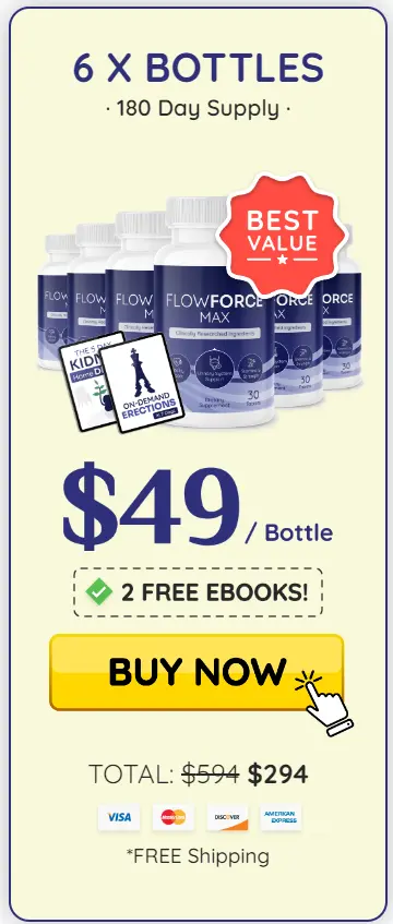 Order FlowForce Max 6 bottles